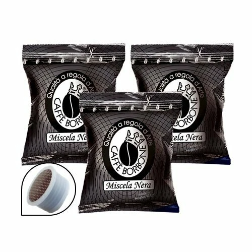 200 Capsule Caffè Borbone Miscela Nera Compatibili Lavazza Espresso Point Nero - Immagine 1 di 1