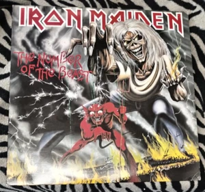 IRON MAIDEN NUMBER OF THE BEAST 180G VINYL LP RARE HEAVY METAL 2017 BMG RECORDS - Picture 1 of 1