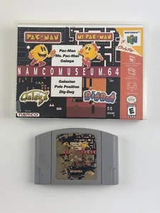 Namco Museum 64 (Nintendo 64, 1999) N64 Cartridge w/ Case - Picture 1 of 7