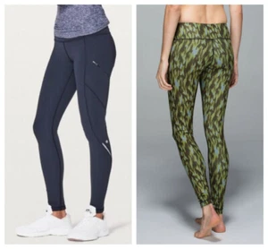 Leggings Lululemon talla 8 apretados 7/8: trituradora de cadencia pozo de tinta - Imagen 1 de 19