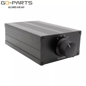 4 In 1 Out Audio Signal Sources Selector RCA Switch Box Passive Stereo Splitter - Picture 1 of 4