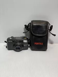 Pentax IQZoom 140 Vintage 35mm AF Point & Shoot Film CameraW/ Case - Picture 1 of 9