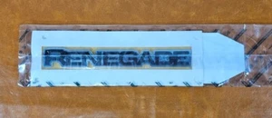 GENUINE 2014-2021 JEEP RENEGADE REAR DOOR BADGE EMBLEM 0052005058 NEW#C1 - Bild 1 von 3