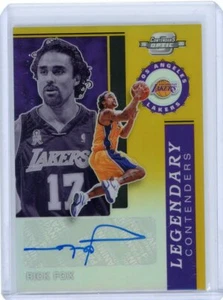 2019-20 Panini Contenders Optic Legendary Contenders Gold Auto #LC-RFX Rick Fox  - Picture 1 of 2