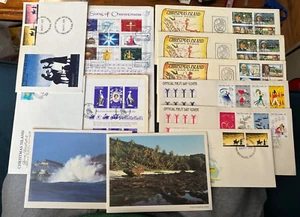 LOT x12 CHRISTMAS ISLAND COLLECTION ! SEE ALL 6 PHOTOS ! FDC FIRST DAY COVERS +! - Picture 1 of 6