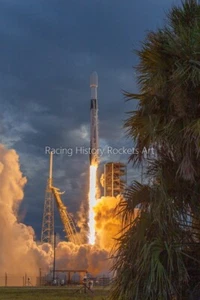 2024 JULI 8X10 FOTO SPACEX TURKSAT 6A LIFTOFF SLC-40 SCHÖNER SCHUSS MOSCHUS 1 - Bild 1 von 1