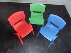 Three Childrens Plastic Chairs