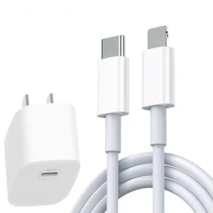 2Pcs For iPhone14 12 11Pro Max Xs 8 7 6 Super Fast Charger GaN Type C USB-C 20W - Picture 1 of 1