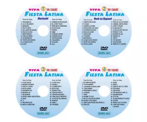 VIVA FIESTA LATINA DVD Karaoke 16 Disc Set Spanish Song - Picture 1 of 4