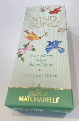 Wind Song 2,6 OZ Col Spray Por Prince Matchabelli Nuevo En Caja Para Mujer Foto 1 de 4