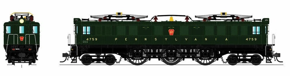 Broadway LTD 4713 HO Class P5a Boxcab Freight Type w/Sound & DCC Penn #4705~NEW - Image 1 of 1