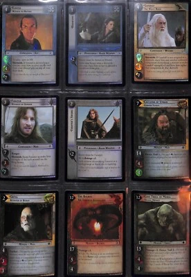Lord of the Rings TCG Black Rider Complete Set of all 27 R & O Foil Cards. - Image 1 of 3