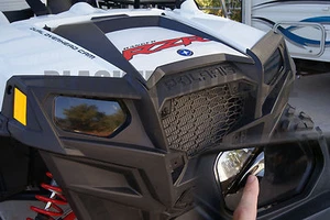 Polaris RZR 800 / 900 XP Dark Smoked Headlight tint overlay 900xp head light - Foto 1 di 1