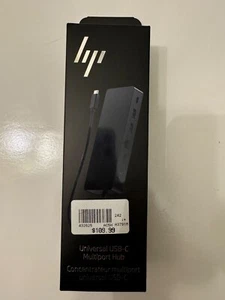 New $110 Apple Anker HP Universal USB-C Multiport Hub 50H98AA#ABL 7 Multifuntion - Picture 1 of 4