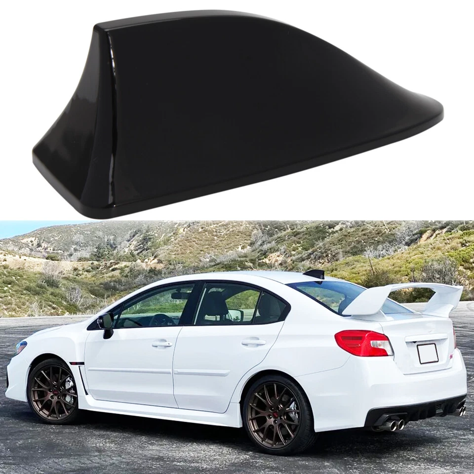 Para Subaru WRX/Sti Impreza Coche Techo Aletas Tiburón Antena Antena Señal Aérea FM/AM Radio Foto 1 de 4