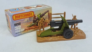 Matchbox Superfast MB32e Field Gun with Dark Tan Display [RH] - Picture 1 of 1