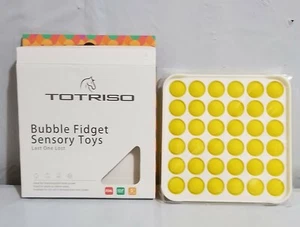 Push it Pop Bubble Sensory Fidget Toy for Kids and Adults Popper New in Box - Picture 1 of 2