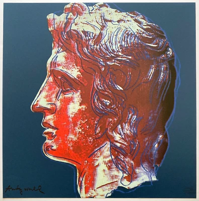 ANDY WARHOL 1986 LMT EDT LRG FINE ART LITHOGRAPH PRINT ALEXANDER THE GREAT 1982 - Image 1 of 4