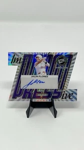 2024 Leaf Press Pass Premium Jalin Flores Impressive Doe Cut Auto /5 - Bild 1 von 4