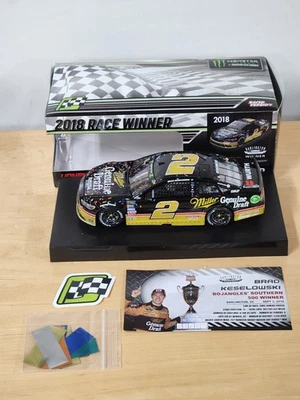 2018 #2 Brad Keselowski Miller Darlington Southern 500 Win 1/24 Action NASCAR - Image 1 of 2