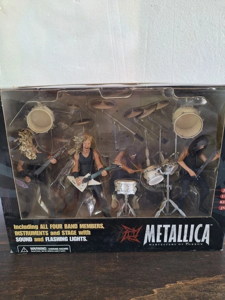McFarlane Toys Metallica Harvesters of Sorrow Super Stage Figures 2001 Sealed - Image 1 of 1