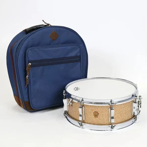 [Used] Snare Drum Ludwig 908P Jazz Festival SPARKLING GOLD PEARL - Picture 1 of 9