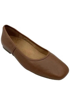 Vionic Women's Orinda Leather Ballet Flats Tan - Image 1 of 3