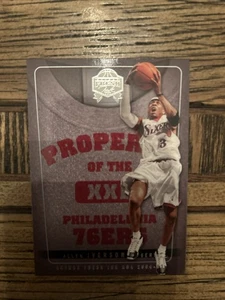 2004-05 Skybox Fresh Ink Property Of Allen Iverson #22PO HOF - Bild 1 von 2