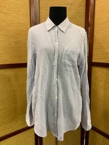 Nili Lotan Striped Blouse Size Large - Picture 1 of 6