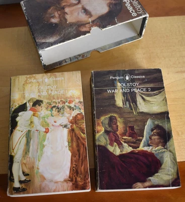 Tolstoy War and Peace Penguin Paperback Box Set 1969 - Image 1 of 4