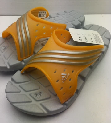 Sandalias Adidas Toboganes Gris Naranja Moyie Hombre/Niños/Niños Jóvenes Talla 6 Foto 1 de 4