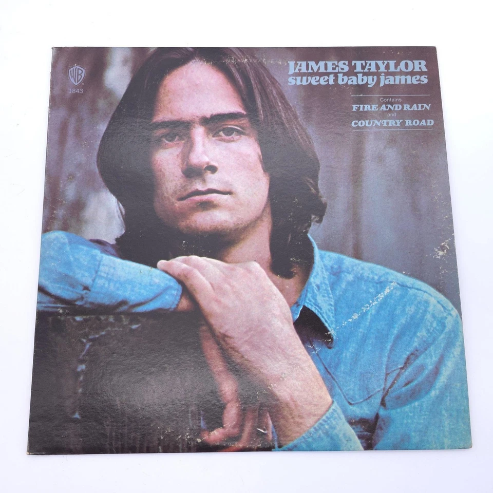 Vintage 1970 James Taylor Sweet Baby James Vinyl LP Warner Bros 1843 Stereo Foto 1 de 2