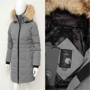 Autentico parka donna Canada Goose Pembina grigio piumino 2XS, veste ~XXS-XS - Foto 1 di 23