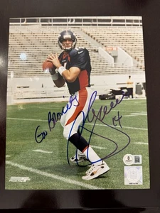 Brian Griese Signed 8x10 Denver Broncos Photo Beckett BAS COA 1A - Picture 1 of 3