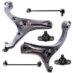 6x Front Lower Control Arms Ball Joints Sway Bars For 2010 Hyundai Accent Blue - Foto 1 di 10