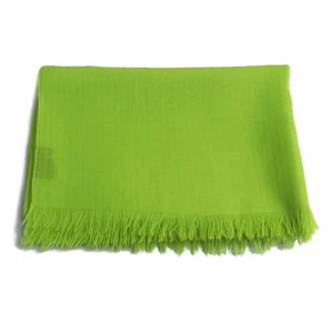 Hermes Kaya Wool Muffler Lime Stole Large Size r0_1123 - Picture 1 of 4
