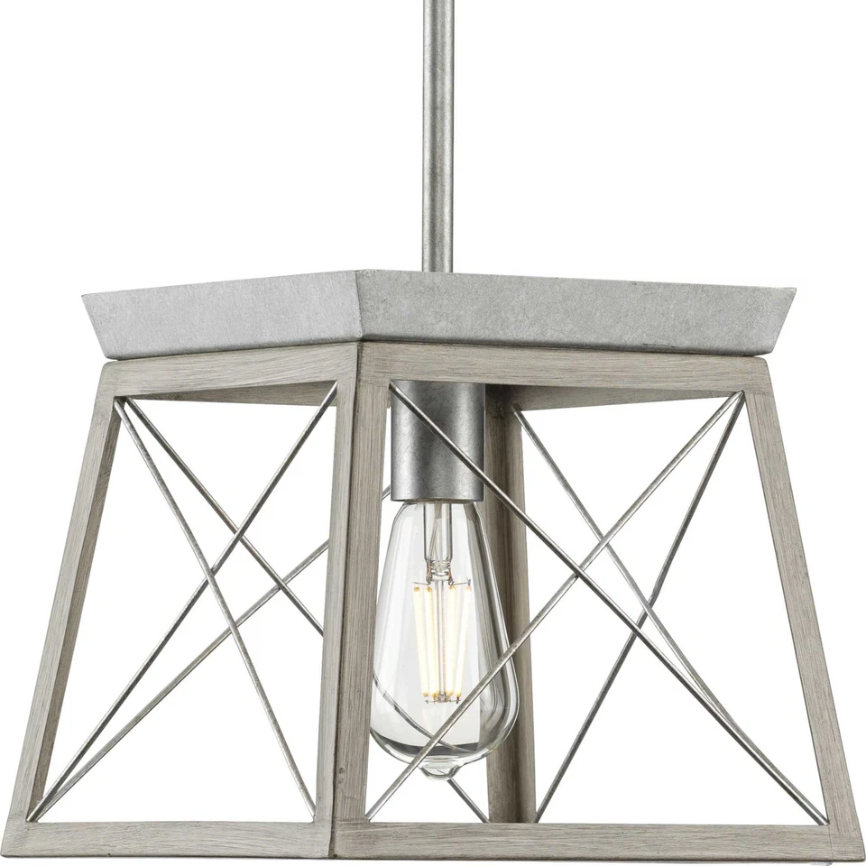Progress Lighting P500041 Briarwood 10"w Pendant - Galvanized Finish