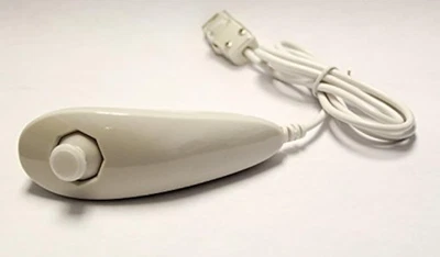 Replacement Nunchuk Controller White By Mars Devices For Wii Brand New 1Z - Image 1 of 4