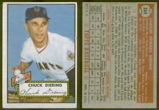 (13335) 1952 Topps 265 Chuck Diering Giants-VGX