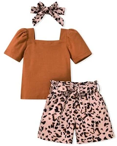 18-24 Months Baby Girl Summer Outfit Clothes Little Kids Short Sleeve Tunic T... - Picture 1 of 6