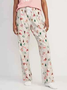 NWT Old Navy Printed Flannel Pajama Sleep Lounge Pants Hot Cocoa Women XS M XL - Picture 1 of 7