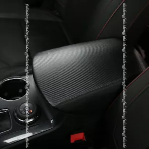 For Ford Explorer 2011-19 Central Console Armrest Box Cover Mat pad Carbon Fiber - Picture 1 of 7