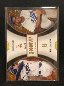 Welcome To The Club "3x MVP" Shohei Ohtani Roy Campanella Orange Stardust 2/25 - Picture 1 of 1