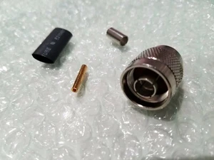 5 pcs Reverse Polarity N Type Male RF Connector for RG58 (RP)N-K5Y - Foto 1 di 4