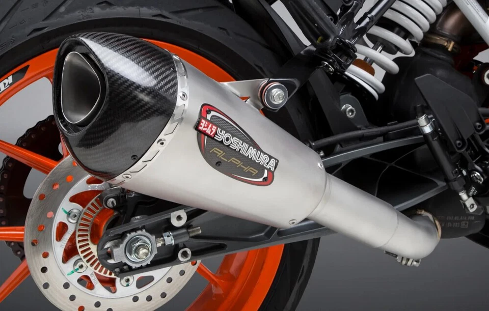 Yoshimura 2017 390 Duke KTM ESCAPE STREET ALPHA-T SLIP-ON SS-SS-CF WORKS 16381B - Imagem 1 de 1