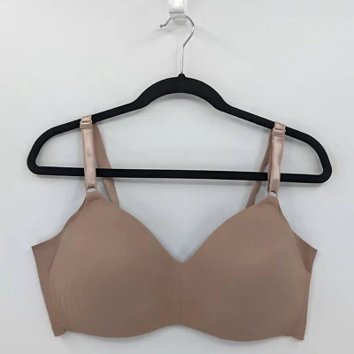 Warner's Bra Women 38D Beige No Side Effects Underarm-Smoothing Comfort Wireless - Image 1 of 4