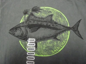 SALT LIFE NEW Logo Salt Wash SS Original TShirt Tee Boys Size Medium 8 10 - Picture 1 of 5