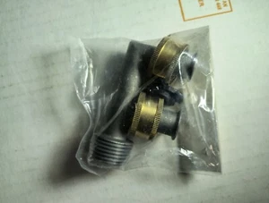 Brass F Connector - Twin Mixer (For Laundry Hot & Cold Water Mixer - Picture 1 of 2
