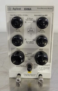 Agilent 83496A Clock Recovery Module: W/ opt 101, 200, 300 Calibrated 8-20-2023 - Picture 1 of 10