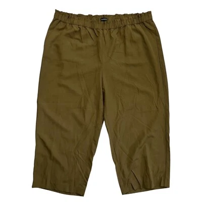 Talbots Pullon Trouser Green Size 3X Stretch Comfort Office Minimalist Capsule - Image 1 of 4
